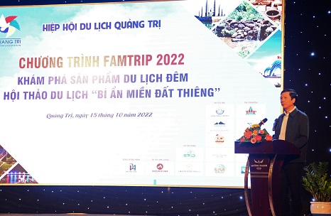 Phó Chủ tịch UBND tỉnh Quảng Trị Hoàng Nam phát biểu tại Hội thảo